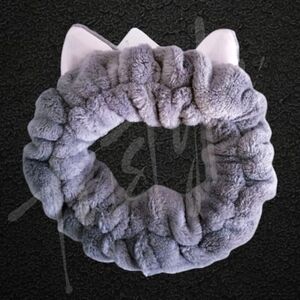 ⭐️3/$20⭐️ Fluffy Headband - Gray Cat